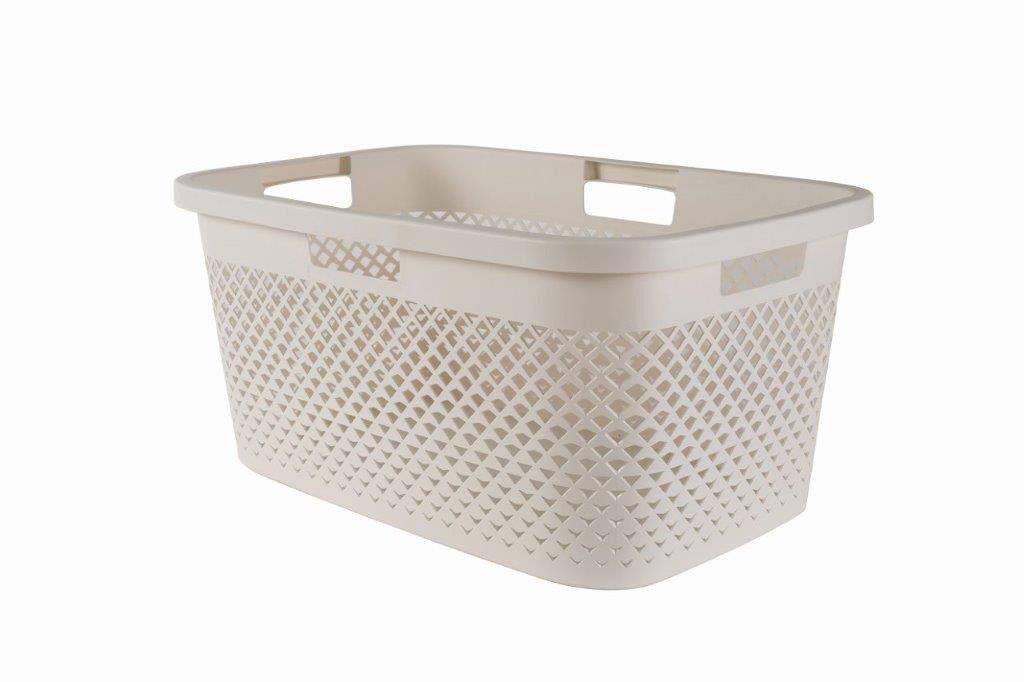 Curver Pure 47 l krém színű szennyeskosár-0