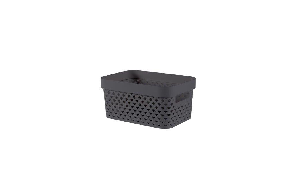 Curver Pure S 4,5 l sötétszürke tárolódoboz-0