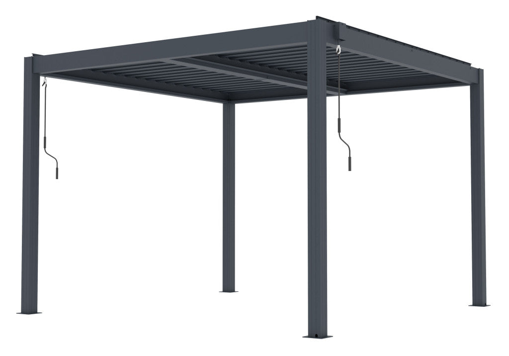 G21 Austin Premium 3x3 m bioklimatikus pergola, antracit alumínium