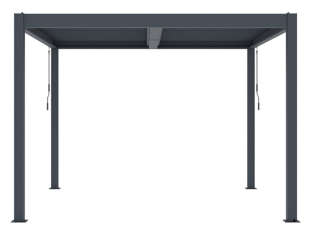 G21 Austin Premium 3x3 m bioklimatikus pergola, antracit alumínium