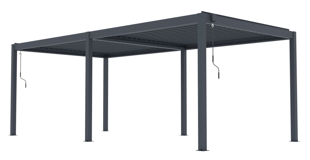 G21 Austin Premium 6x3 m bioklimatikus pergola, antracit alumínium