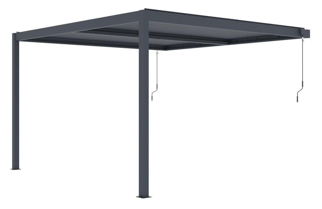 G21 Trenton 4x4 m bioklimatikus pergola, antracit alumínium