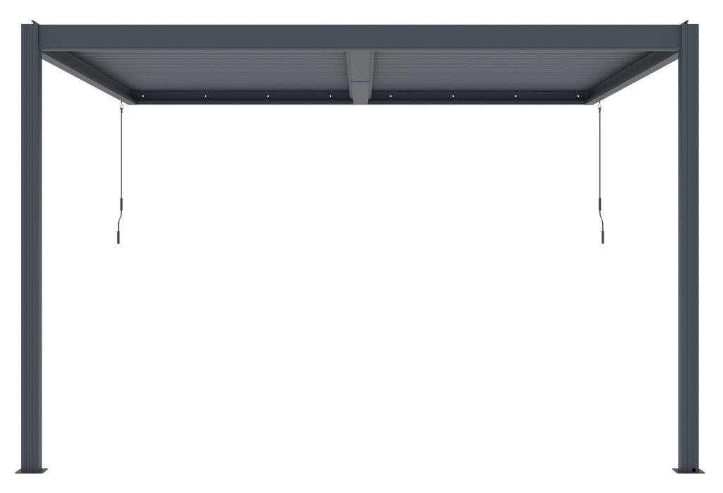 G21 Trenton 4x4 m bioklimatikus pergola, antracit alumínium