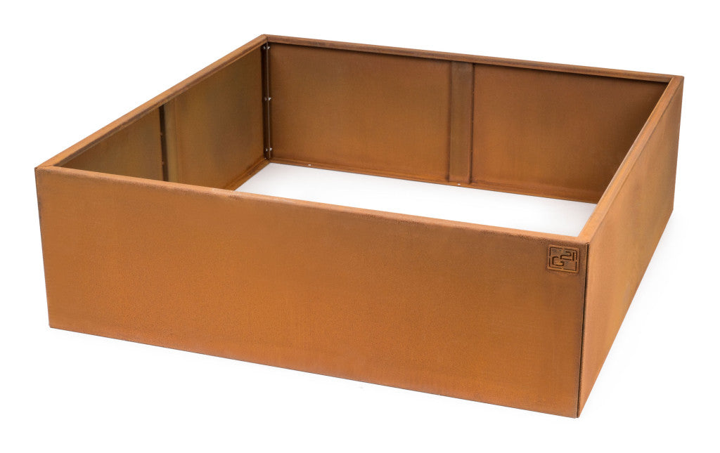 G21 102 x 32 x 102 cm, Corten magaságyás