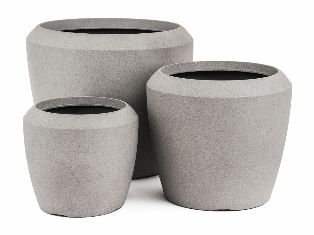 G21 Cement Round virágcserép 55,6 x 55,6 x 48,4