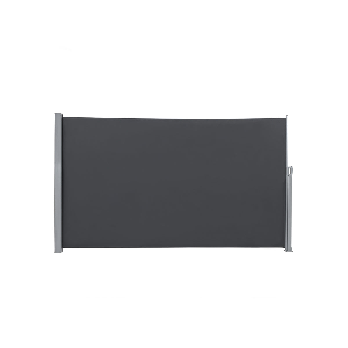 Oldalsó terasznapellenző, belátásgátló, szürke, 280 g/m² 200 x 400 cm-1