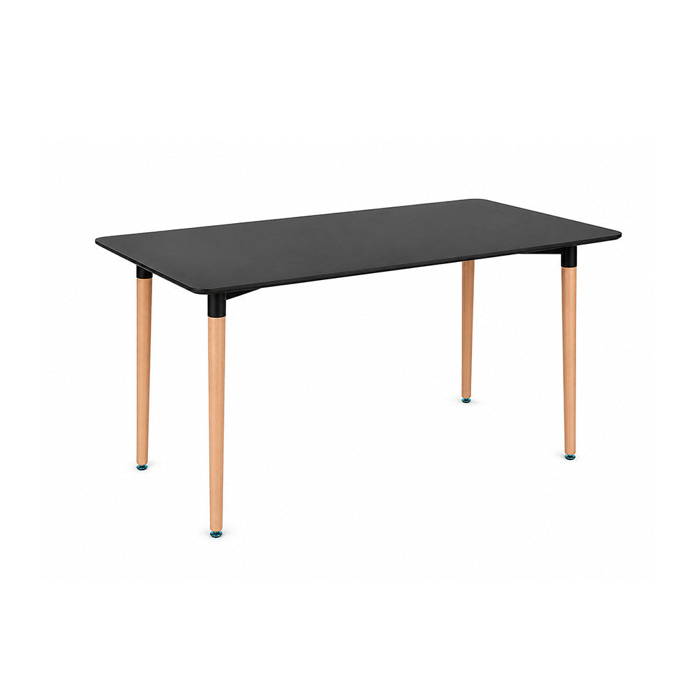 Silla 120 cm szögletes étkezőasztal fekete