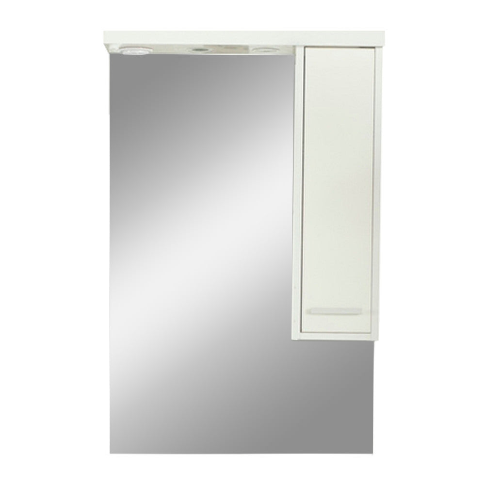 Nerva 65 cm-es tükrös felsőszekrény fehér-0