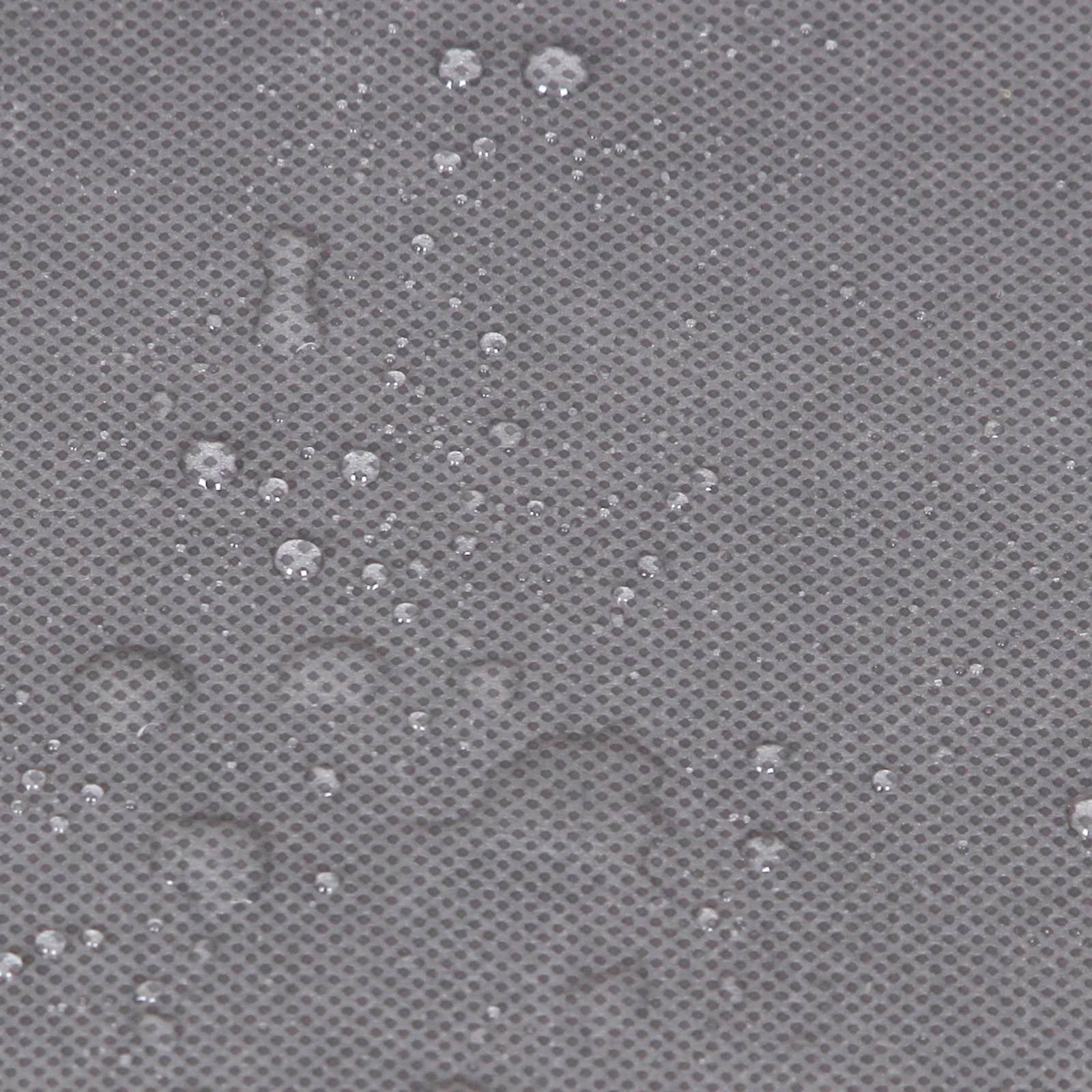 Szövet ruhatároló szekrény hordozható gardrób, szürke 110x45x175cm-6