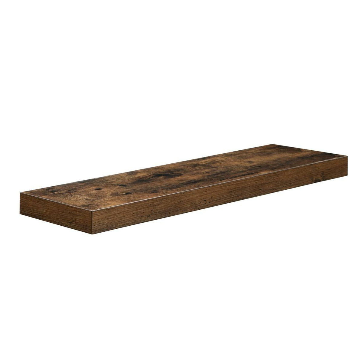 Lebegő fali polc, rusztikus barna 60x20x3cm-5