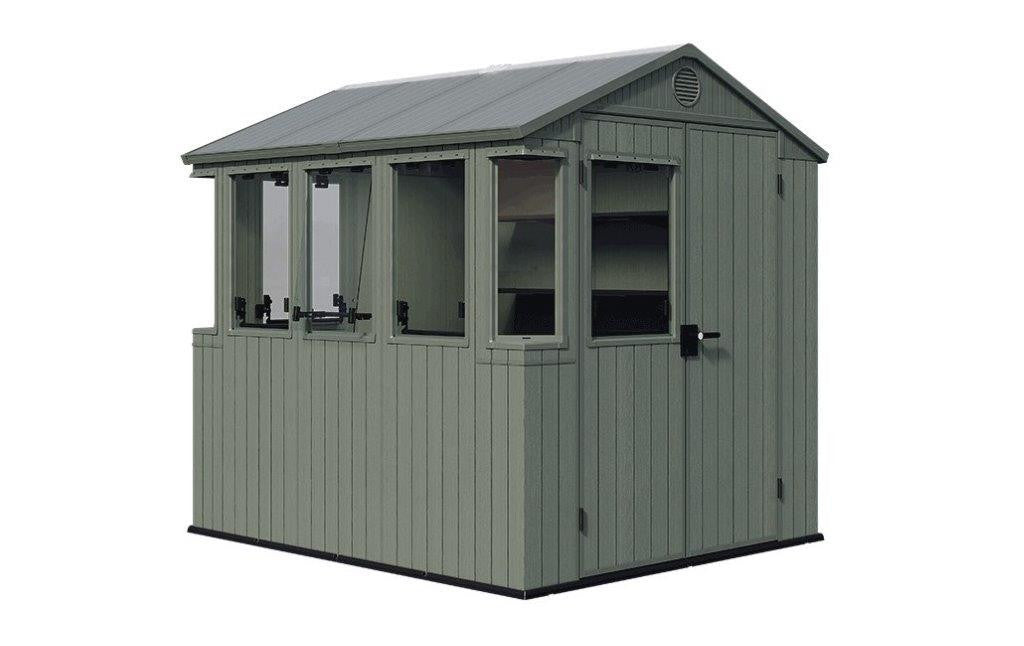 Kerti ház Keter Potting Shed 2 az 1-ben zöld, padlóval