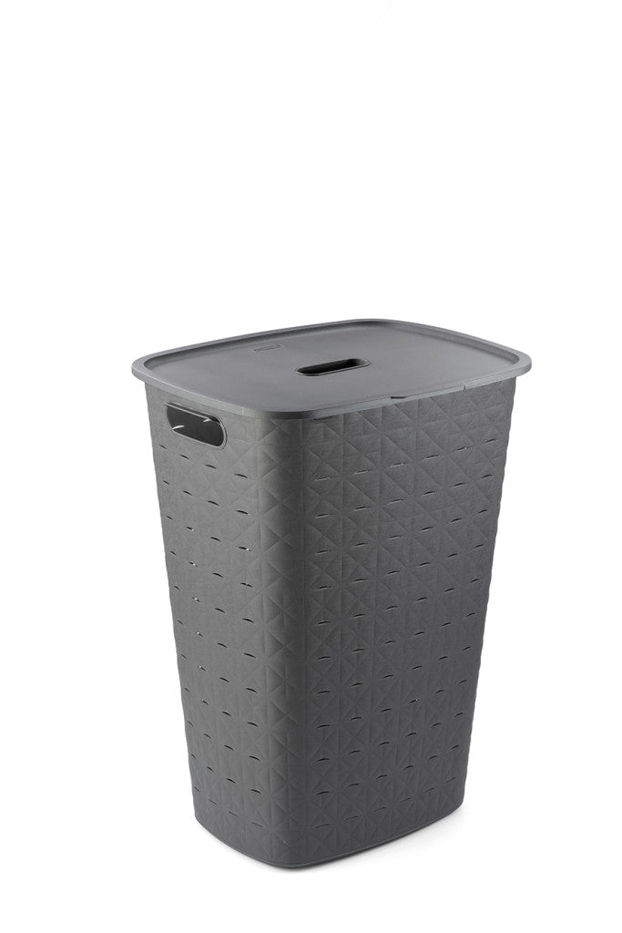 Curver Softex 56 l szennyeskosár sötét szürke-0