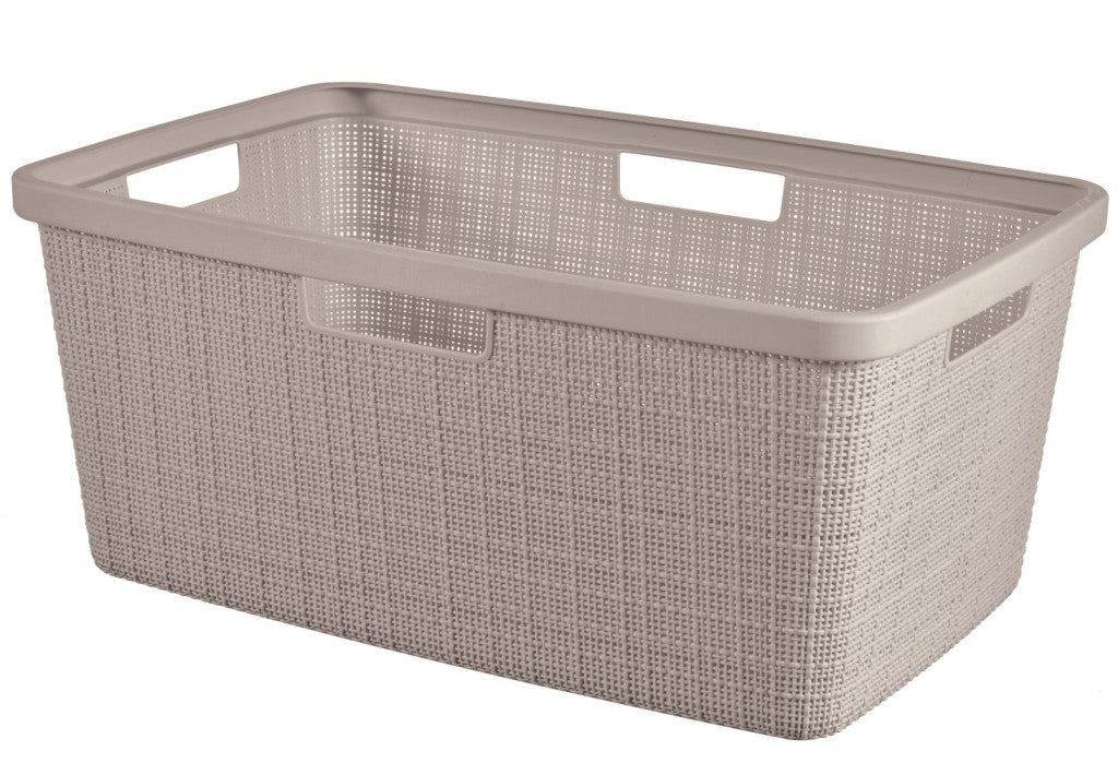 Curver Jute 46 l szennyestartó kosár taupe