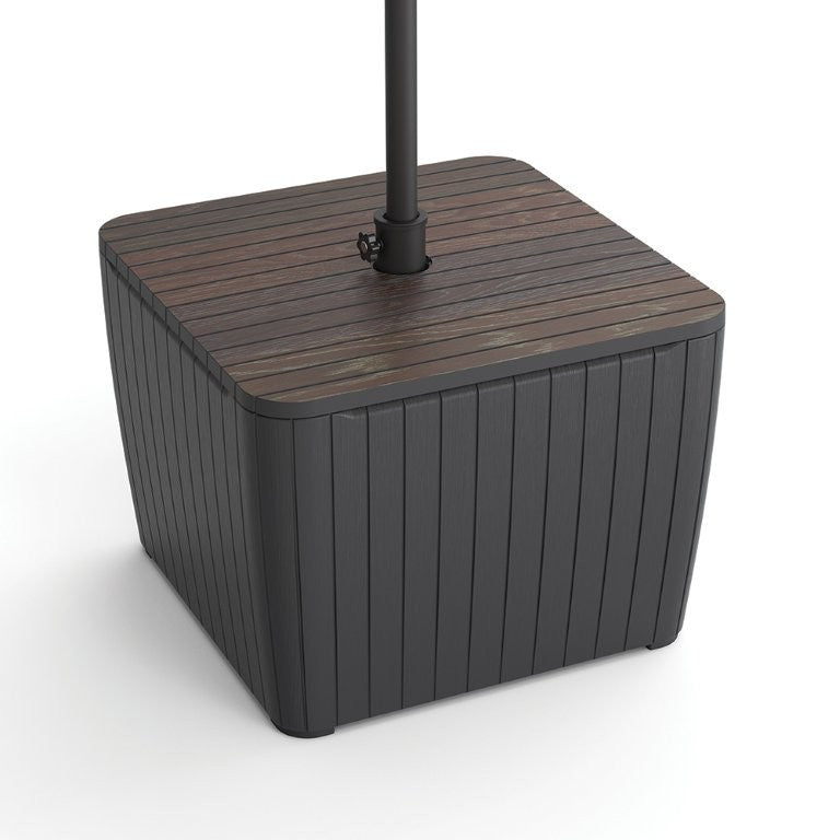 Keter Luzon Deco walnut / grafit kerti asztal