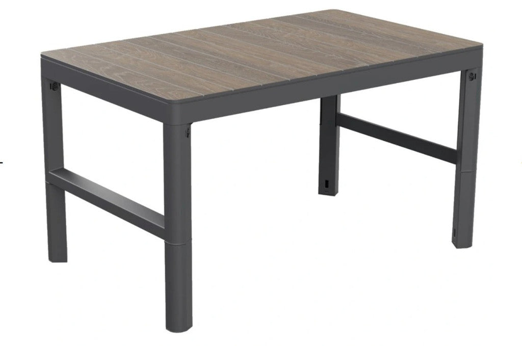 Keter Lyon Deco walnut / grafit kerti asztal