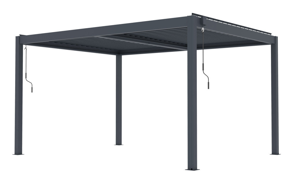 G21 Austin Premium 4x3 m bioklimatikus pergola, antracit alumínium