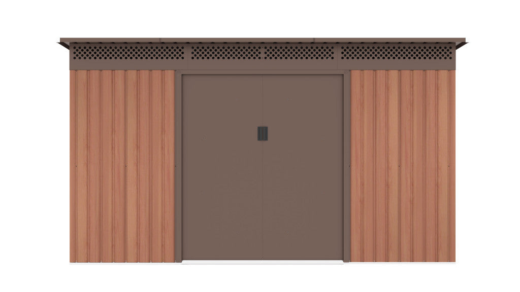 G21 GRAH 1132 kerti tároló - 340 x 333 cm, barna