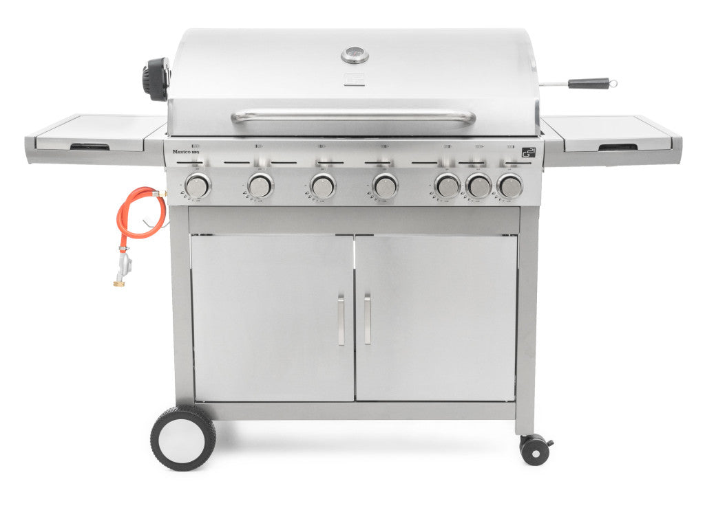 G21 Mexico BBQ Premium line gázgrill, 7 égőfej + ajándék nyomáscsökkentő