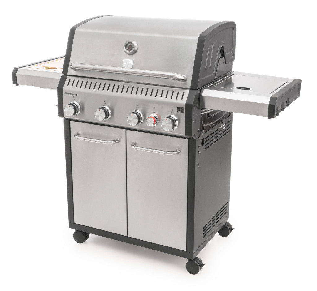 G21 Alabama Silver BBQ Premium Line gázgrill, 5 égő + redukciós szelep ajándékba