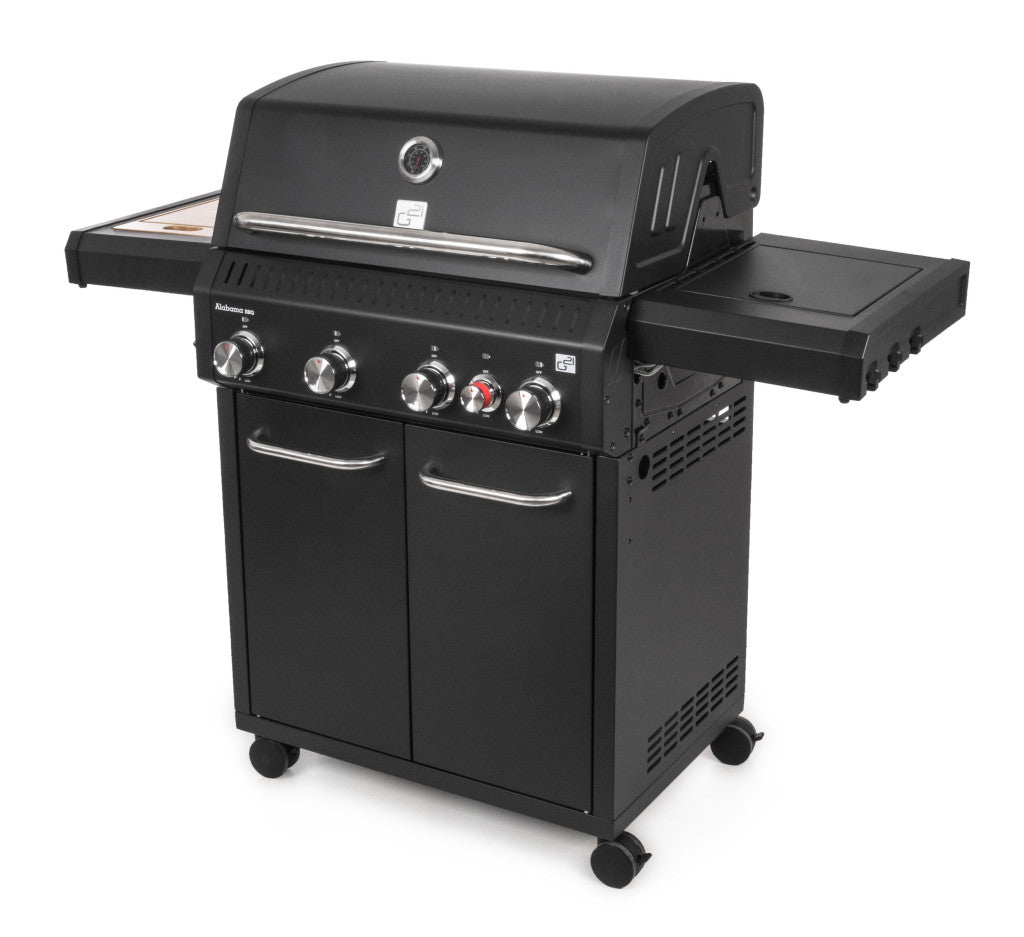 G21 Alabama Black BBQ Premium Line gázgrill, 5 égő + nyomáscsökkentő szelep ingyen