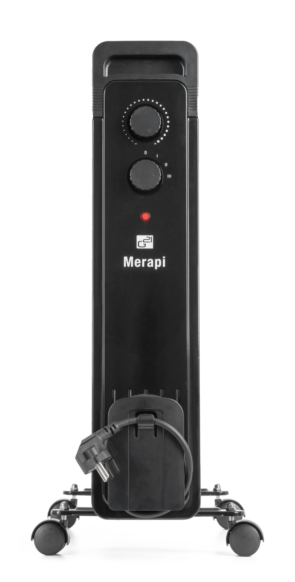G21 Merapi olajradiátor fekete, 11 elem, 2500 W-2