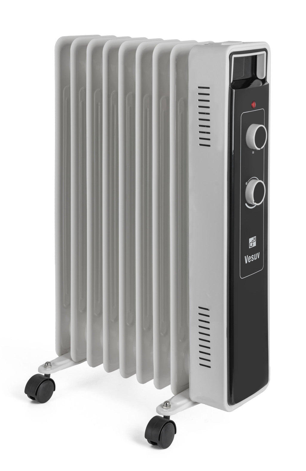 G21 Vesuv olajradiátor fehér, 9 elem, 2000 W-0