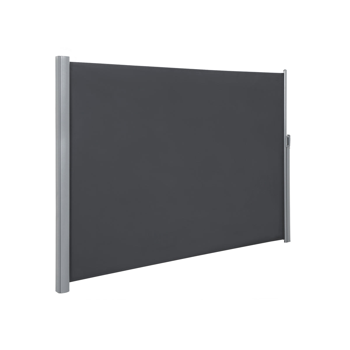 Oldalsó terasznapellenző, belátásgátló, szürke, 280 g/m² 200 x 400 cm-0