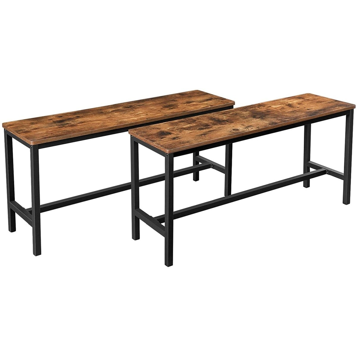 Konyhai ülőpad 2db, rusztikus barna 108x33x50cm-0