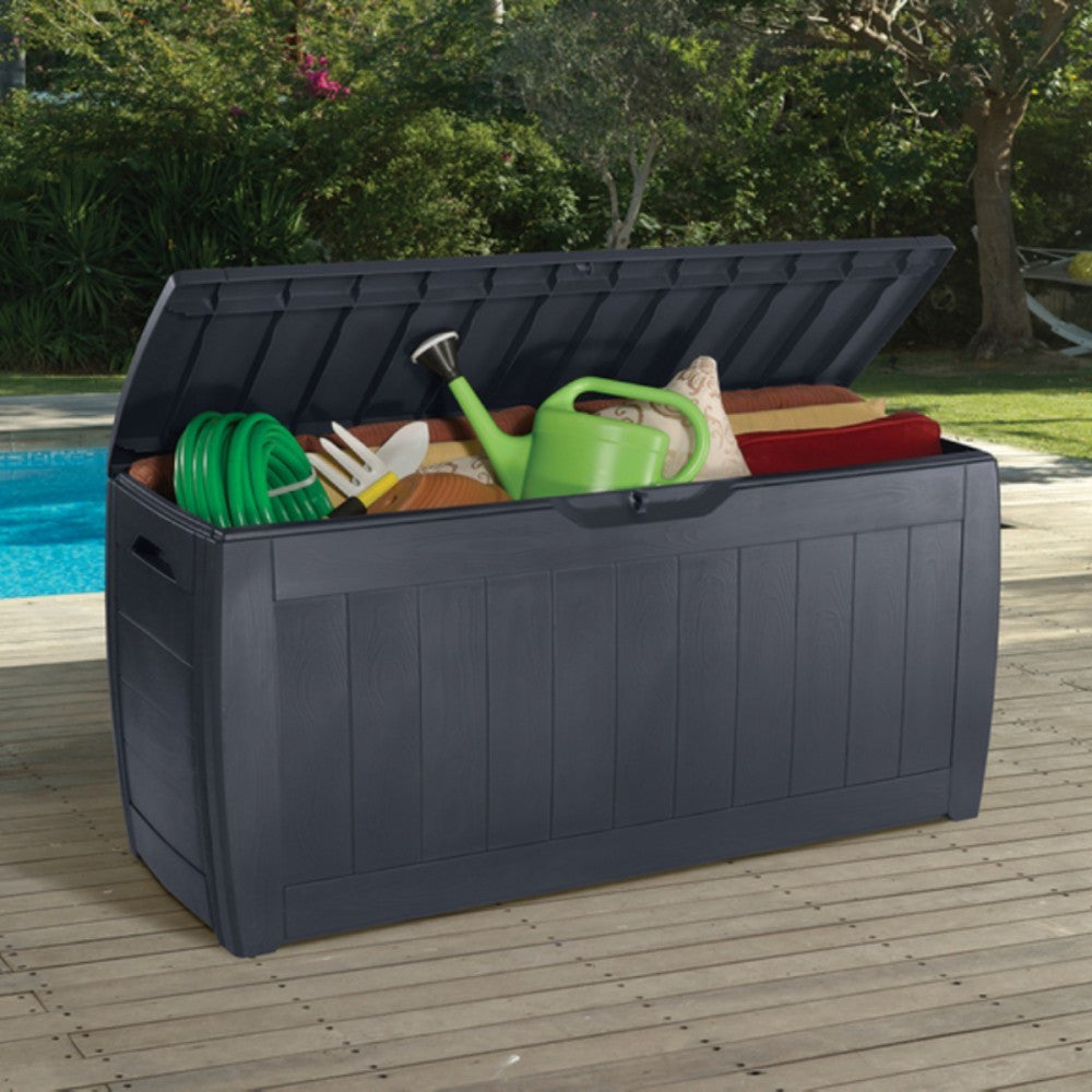 Hollywood műrattan kerti tároló 270L-2