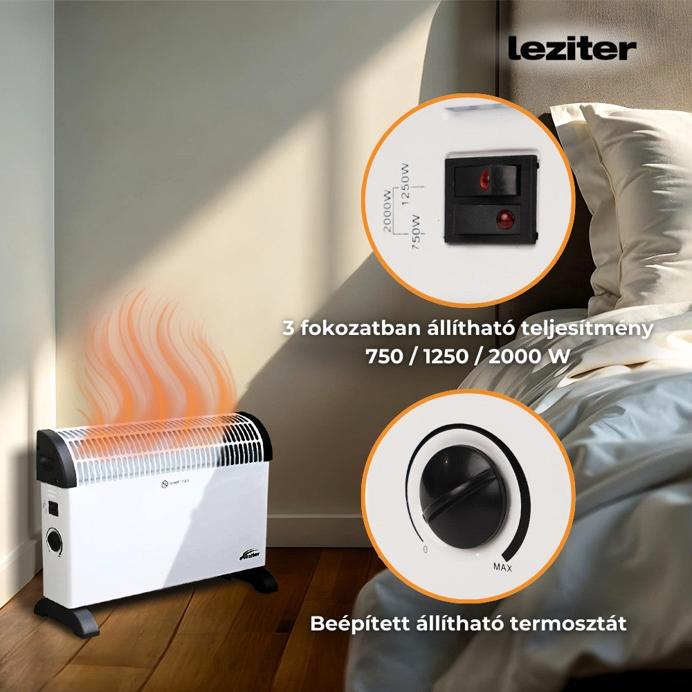 Kolumbo elektromos fűtőtest 750W / 1250W / 2000W-3