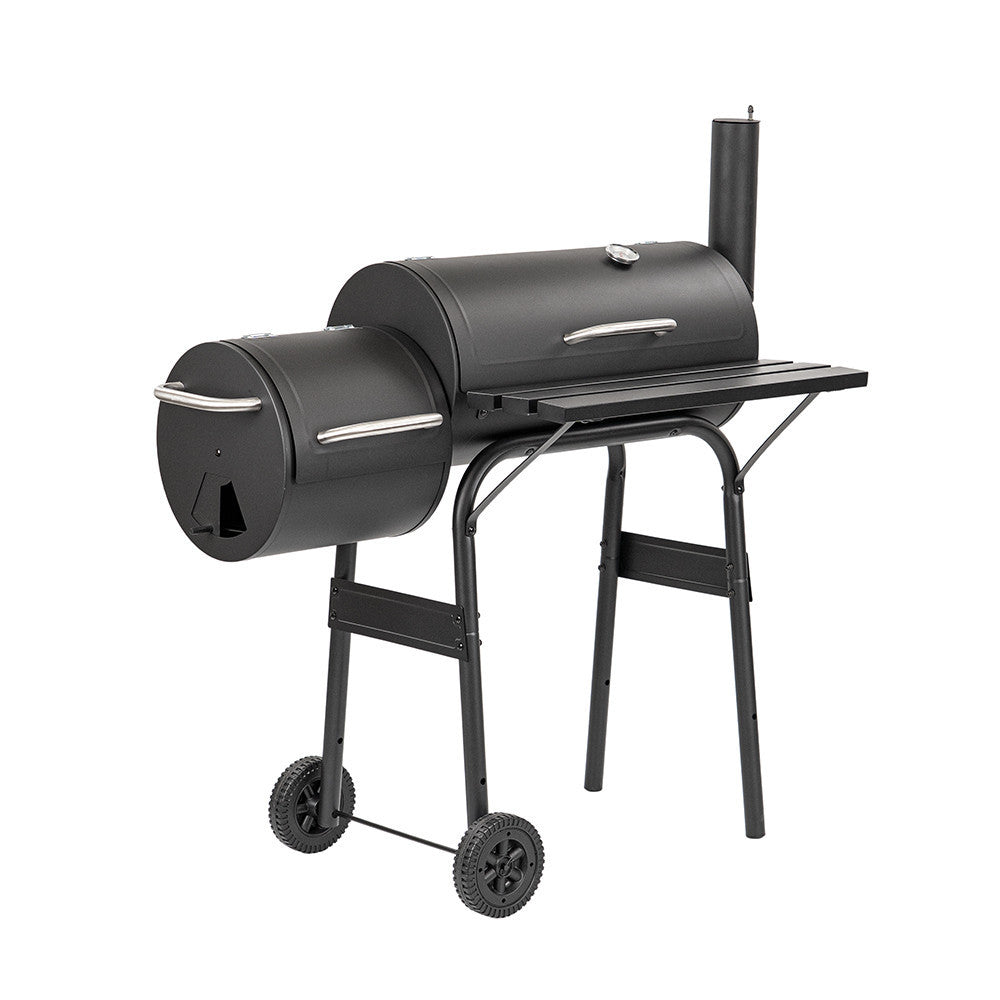 Faszenes kerti grillsütő füstölővel