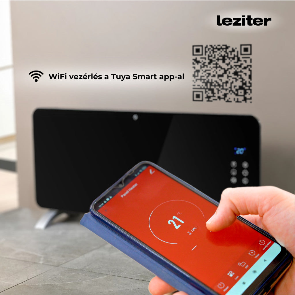 Hekla elektromos wifis okos fűtőtest 1200W/2400W-7