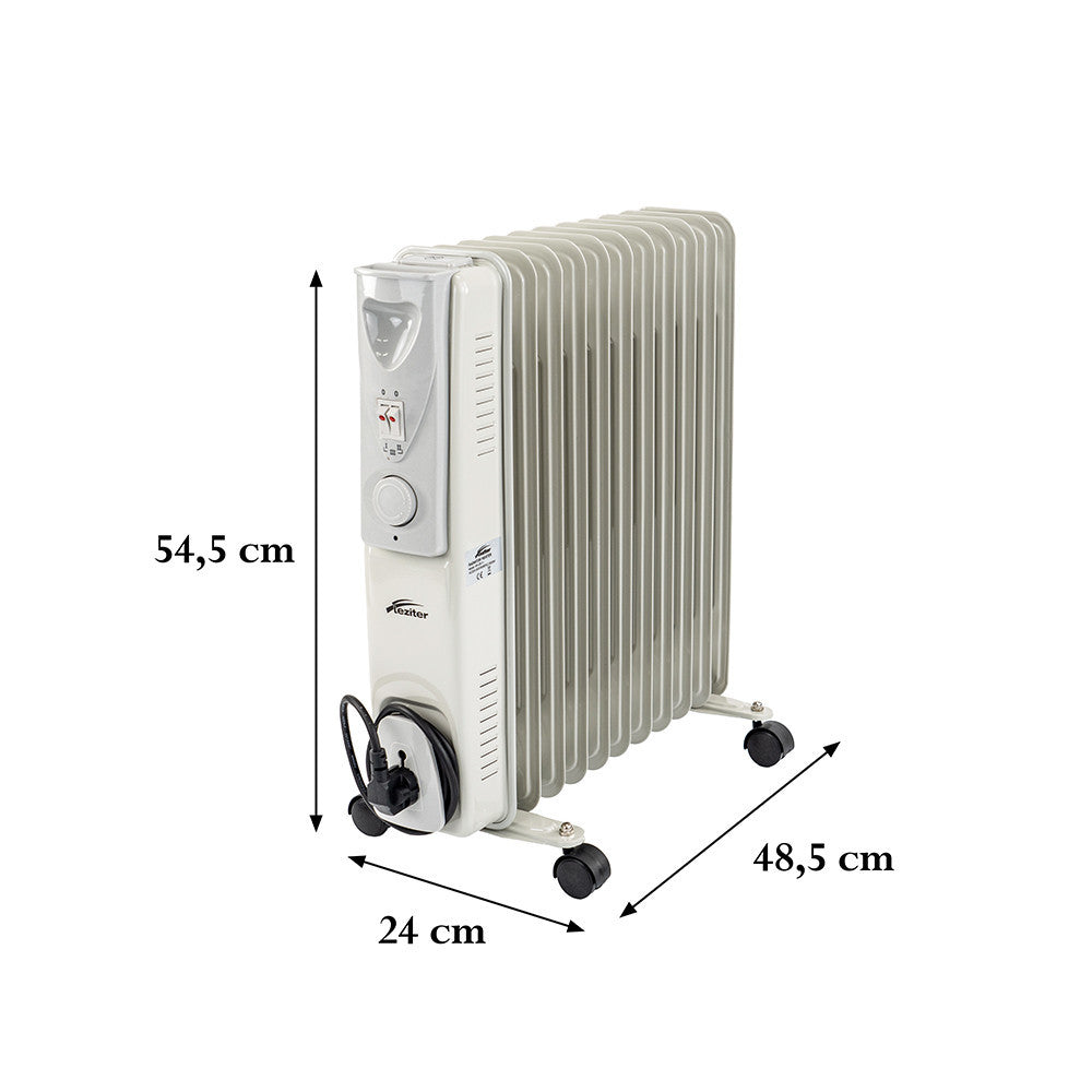 Norde 11 tagos olajradiátor 1000W/1500W/2500W-5