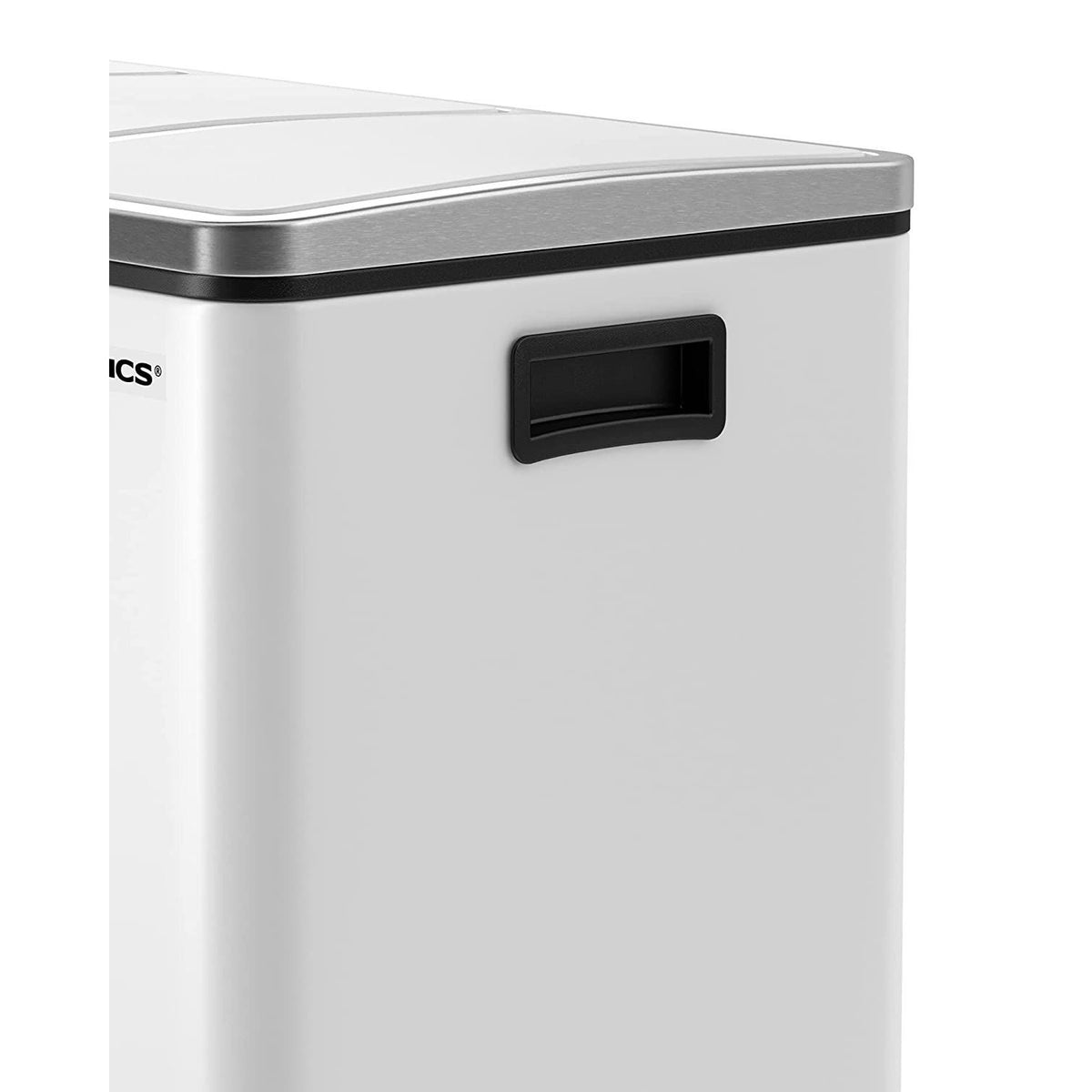 Szelektív szemeteskuka 3x18L, fehér-7