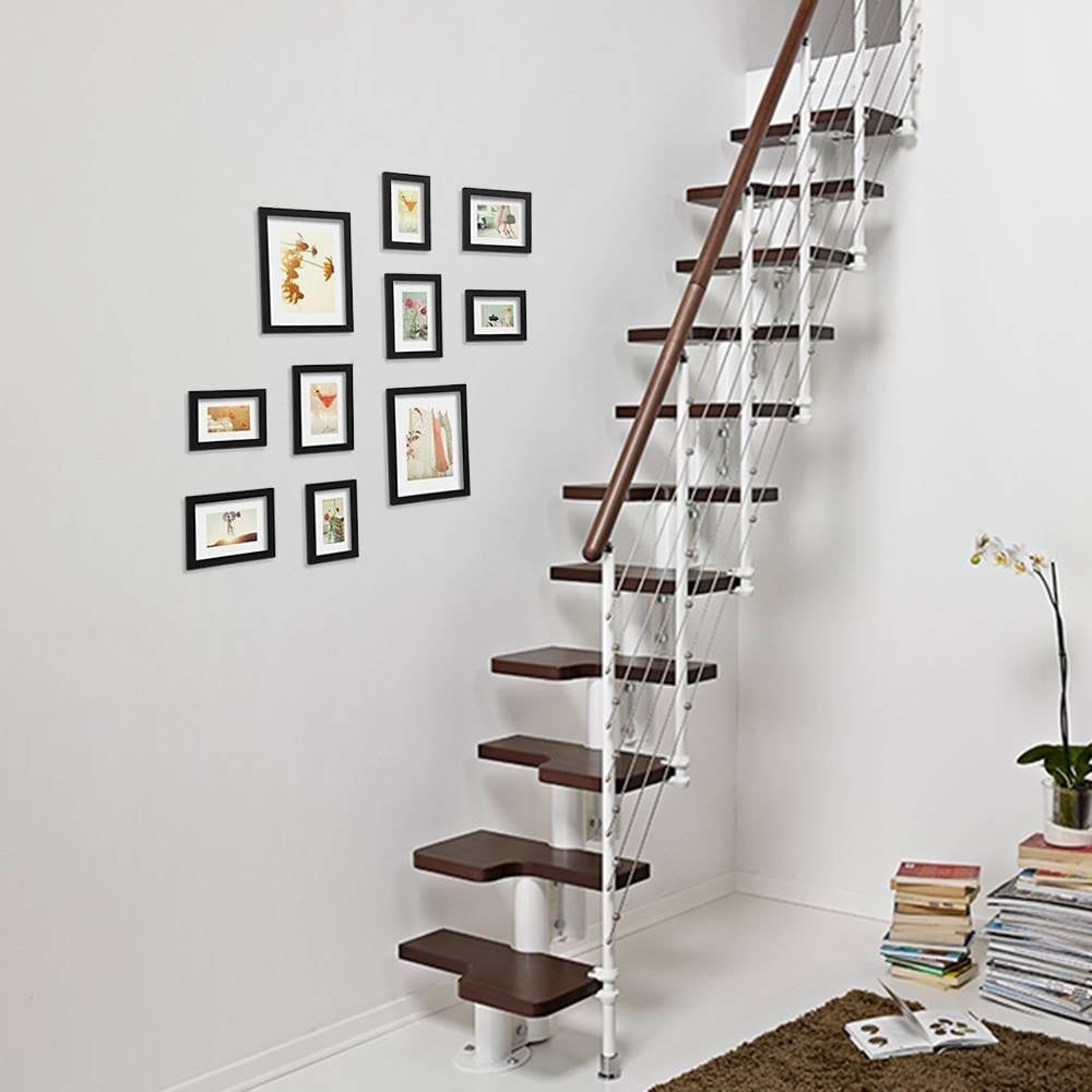 Képeret 10 darabos készlet 3 különböző méretben, fekete 28x23x1cm/20x15x1cm/18x13x1cm-7