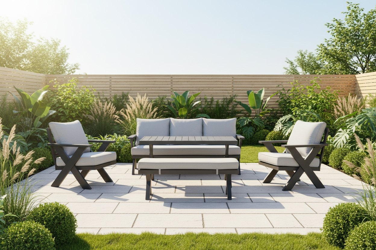 Sasso 5-piece outdoor set
