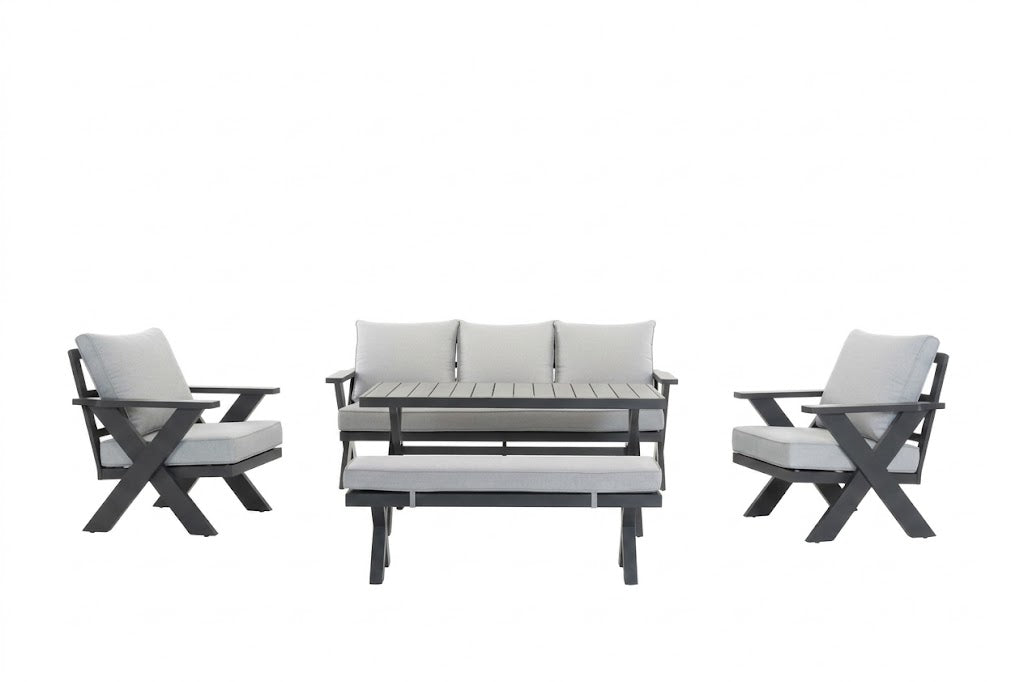 Sasso 5-piece outdoor set
